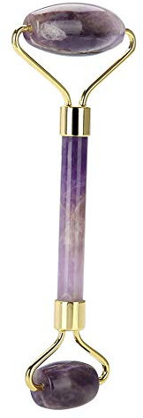 Verdant Touch Jade Roller Gesichtsmassagegerät Jade Roller Massage, Amethyst Gesichtsmassagegerät, Anti-Falten Anti-Aging Werkzeug für Gesicht und Augen
