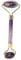 Verdant Touch Jade Roller Gesichtsmassagegerät Jade Roller Massage, Amethyst Gesichtsmassagegerät, Anti-Falten Anti-Aging Werkzeug für Gesicht und Augen