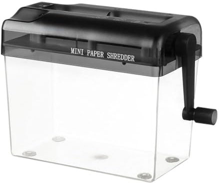 Manueller Hand-Papierzerkleinerer, tragbarer Mini-Handschnitt-Papierschredder für den Heimgebrauch, A4-Papierdokumente, handgefertigtes Schneidemaschinen-Werkzeug, kleiner Aktenvernichter für Büro,