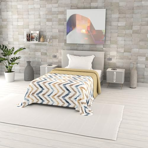 Italian Bed Linen Gedruckt Sommer steppdecke Fantasy, Polyester Füllung, Hippy, 220x270cm