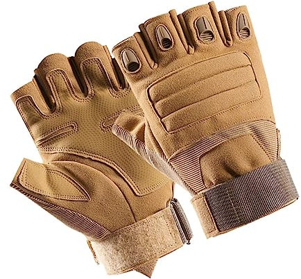 COSMEVIVI Outdoor-fahrradhandschuhe Herren Halbfinger-reithandschuhe Mountainbike-Handschuhe -rutschfest