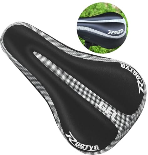 Housse Selle Velo Absorbant Les Chocs, Coussin de Selle pour Vélo en Silicone, Housse de Coussin de Siège de Vélo, Housse de Siège de Vélo en Gel, Housse de Selle de Vélo, Doux pour VTT de Montagne