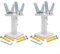 Lot de 2 supports de sol pour radiateur, plaques en acier, supports de sol épais et réglables, supports de pied pour radiateur domestique
