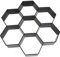 Supvox Bodenform Selber Machen Fleck Gehweg Bordstein Anlage Ziegel Terrassenfliesen Im Freien Formen Aus Beton Pflasterformen Für Beton Feuerfest Kreis Betonform Die Plastik Black