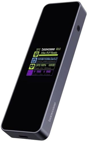 Dockcase 5s PLP Smart M.2 SSD-box USB-C (USB 3.2 Gen 2) 10 GBit/s M.2 PCIe NVMe 2230, 2242, 2