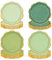 EVYIENEN Lot de 48 assiettes de fête en papier festonnées jetables en feuille d'or de 17,8 cm pour fête de mariage, fête prénatale, remise de diplôme, mariage