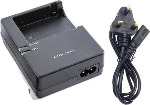 LP-E8 LC-E8 LC-E8C Battery charger Compatible with Canon EOS Rebel: EOS 550D 600D 650D 700D T2i T3i T4i T5i Kiss X4 X5 X6i X7i DSLR Camera, black,with Power Supply Cord.