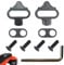 Cleats for Cycling Shoes Set, Cycling Cleats Compatible with Shimano SPD Systems, Bike Cleatss Anti-Slip, High-Performance, for Indoor Outdoor Road Bike & Mountain Bikes Black