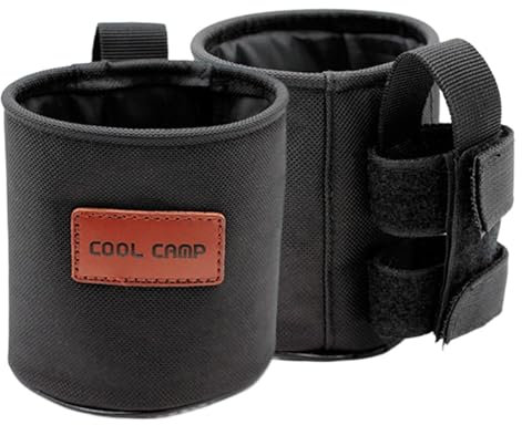 Becherhalter – Outdoor Getränkehalter – Camping Tassenhülle Rucksack Netz Tasche – Verstellbar Atmungsaktiv Leichtes Oxford-Material Für Fahrrad Wandern Picknick Angeln Reisen