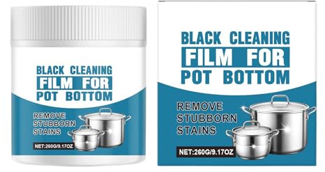 Qoukonao Für Edelstahlreiniger | 260g Metallreinigungspaste Kratzerentferner - Poliermittel und Entfetter für Kochgeschirr,Spüle Arbeitsplatte Kühlschrank Badewanne