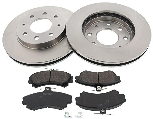 Mapco 47530 Bremsensatz Bremsscheiben mit Bremsbeläge Vorderachse | Kompatibel mit: MITSUBISHI CARISMA, CARISMA Stufenheck, SPACE STAR Großraumlimousine, VOLVO S40 I, V40 Kombi