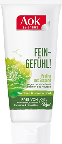 Aok Seesand Peeling mit weißem Tee, 6er Pack (6 x 100 ml)