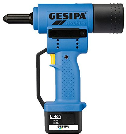 Gesipa accubird Pinza rivettatrice 2 batteria + caricatore