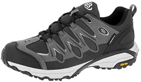Brütting Unisex Expedition Trekking- & Wanderhalbschuhe, Schwarz Grau, 46 EU