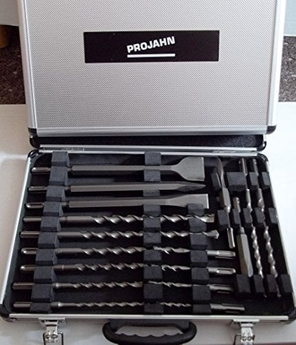 Projahn 99982 Eco martello di punte – Set di scalpelli, SDS Plus, 17 pezzi