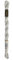 Anchor Perlgarn Stärke 5 4585000-00234 silbergrau Stickgarn, 100 % Baumwolle, 5g Strängchen