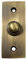 Adonai Hardware Rectangular Victorian Brass Bell Push or Door Bell or Push Button - Antique Brass