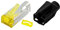 BIGtec RJ45 Netzwerkstecker 25 Stück Hirose TM31 Schwarz - Hochgeschwindigkeits-Verbindung für 10G-Ethernet AWG 24-27, CAT 6/6a/7 Kabel