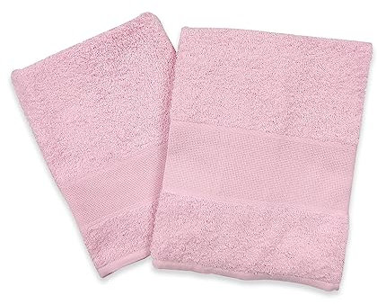 Panini Textilien, Set / Paar von Handtücher, groß und klein Aida-Stoff 9 cm für Stickerei, 100% Baumwolle, Made in Italy - Gästetücher, Handtücher fürs Badezimmer