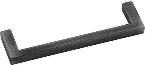 Griff Macha LA 96 mm, Breite 104 mm, ZN eisenfärbig gebürstet matt
