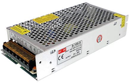 5V 20A Netzteil 230V auf DC 5V 100W Spannungswandler Universal Schaltnetzteil Transformator für LED-Streifen