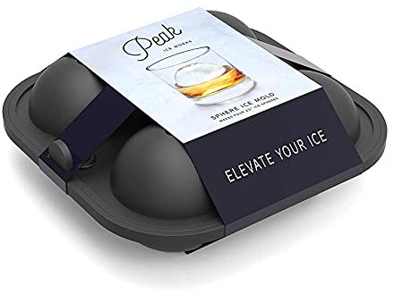 W&P Sphere Ice Cube Tray, Charcoal