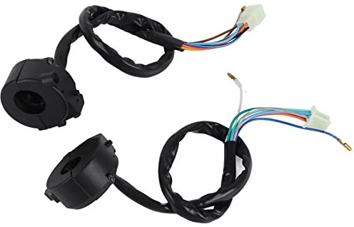 12V Motorrad Scheinwerfer Start Schalter Horn Blinker,Motorradlenkerschalter Motorradlenkerhorn Fern-/Abblendlicht Blinkerschalter links links rechts