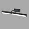 Jadssox Lámpara frontal de espejo LED Aplique de pared de tocador de inducción de cuerpo humano, accesorio de luz de baño lineal ajustable, lámparas de montaje en pared de tocador con interruptor, 400