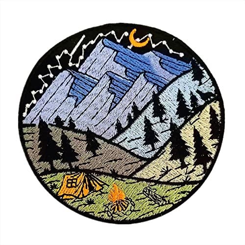 BPA Landschaft Aufnäher, Patches zum Aufbügeln, Bügel Flicken