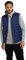 Mountain Warehouse Seasons Mens Padded Gilet - Water Resistant Gilet, Body Warmer, Lightweight Jacket, Easy to Store Coat - For Spring Summer Travelling, Walking Navy XS