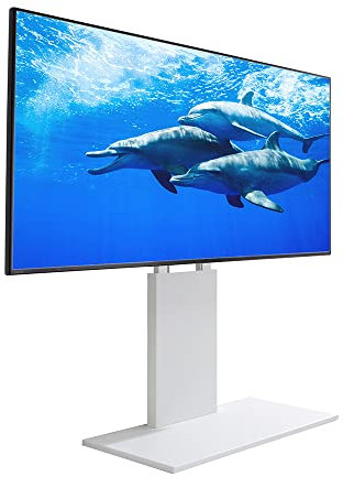 WALL V2 Low Type | Japanisch Eleganter 32-60 Zoll Universal Wand TV-Ständer mit verstellbare Halterung, kein Bohren | Satin Weiß