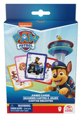 Paw Patrol soziales Kartenspiel mit Jumbo-Karten