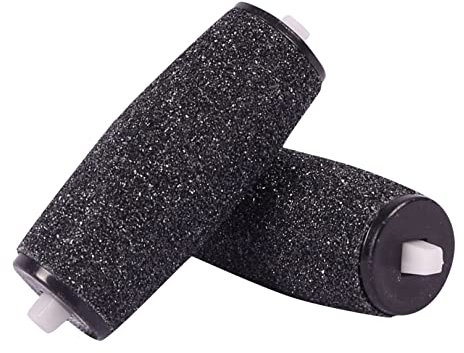 2pcs Replacement Rollers Heads Refills Compatible for Scholl Velvet Smooth,Pedicure Hard Skin Remover Refills Extra Coarse Replacement Rollers Heads for Scholl Pedi Electric Foot File