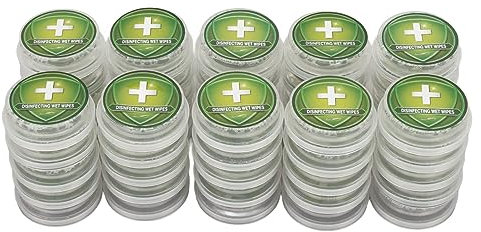 Compressed Wipes in Disposable Capsule, 50Pcs Hand Pop Wipes Pressed Portable Wet and Dry Wipes Disposable Travel Hand Pop Towelette for Hands & Surface Cleaning