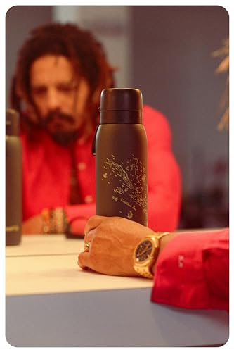 Marley Designed Bottle Pro wiederverwendbare Wasserflasche mit Filter, 80+ Verunreinigungen gefiltert, BPA-frei, nachhaltige Nachfüllpackungen, 750 ml, Filterflasche + 1 Nachfüllpackung im