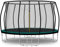 Baunsal® Trampolin Outdoor Ø 427 cm (FGIS) grün-schwarz als Komplettset Gartenspielzeug Kindertrampolin Gartentrampolin rund Garten Spielzeug für Kinder