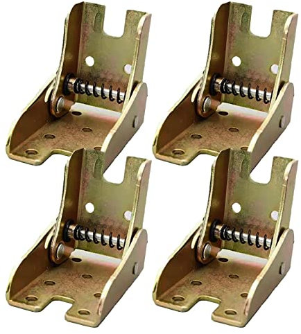 Charnière Pliante autobloquante à 90 degrés | Charnières Pliantes autobloquantes | Pied Table Pliable | Charnières Verrouillage cachées pour Pieds Meubles, 4 pièces