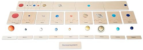 Betzold - Unser Sonnensystem - Planetenmodell Reihenfolge Planeten Lernspiel Grundschule