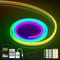 WIFI RGBIC Neon LED Streifen 3m, 12V Dimmbar LED Strip Aussenbereich, 96LED/M, APP Steuerbar, IP67 Wasserdicht LED Leiste RGBIC Schlauch Außen Lichtband Kompatibel Mit Alexa Und Google