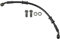 Motoforti Universaler Bremsleitungsschlauch für Motorrad ATV Dirt Bike Motocross, geflochtene hydraulische Bremsleitung, Ölschlauch, 30 cm, langlebig, Metall, schwarz-armee grün, 1 Satz