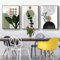 3er Set Poster Bohemian Poster Set Aesthetic Pflanze Bilder Moderne Abstrakt Kunst Wandbilder Boho Deko Bilder,Ohne Rahmen (Poster-07,60x90cm*3Pcs)