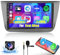 [2G+64G] Hikity Autoradio Navi Für Seat Altea 2004-2016(Linkslenker) Android 15 Wireless Carplay 9 Zoll Bildschirm Radio mit Android Auto GPS WiFi Rückfahrkamera FM RDS DSP SWC Bluetooth MIC