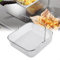 Square Air Fryer Basket, 304 Stainless Steel Mesh Basket With Handle,For For 5 8QT 6QT Air Fryer,Air Fryer Replacement Basket