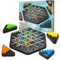 Triggle Rubber Band Chess Age 3+, Triangle Board Game - Territory Capture Family Game for 2 to 4 Players, Ages 3+