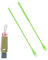 Cleaner Brush Set, 9.45 Inch Silicone Straw Brush with Cup Lid Brush Reusable Water Bottle Straw Cleaner Pipe Cleaners Crevice Brush Kitchen Cleaning Tool (Green)