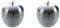 Goorvoucs 2X Edelstahl 60 Minuten Countdown Kueche Kochen Mechanische Alarm Uhr Apfel-Form