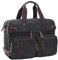 Canvas Laptop Briefcase Convertible Backpack Messenger Shoulder bag Handbag Multi-functional Travel Rucksack Fits 17.3 Inch Laptop for Men Women