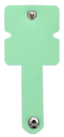 sourcing map Earphone Wrap 12 x 5cm Silicone Cord Organizer Earbuds Holder Clips Headphone Cord Winder Manager Cable Straps, Light Green