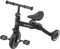 ALMAR Baby Dreirad, 3-in-1, Schwarz, Kinderfahrrad, Laufrad, Fahrrad mit Pedalen, Babyrad von 18 Monaten bis 5 Jahren, 25 kg, verstellbarer Sitz