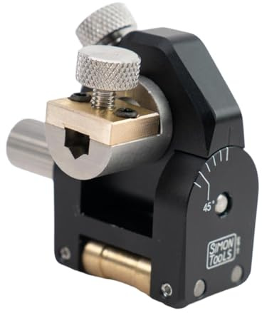 SiaBiced R di Coltelli con Guida Ad Angolo Fisso, Antiscivolo E di Precisione per Coltelli Da Marcatura, Foro Quadrato